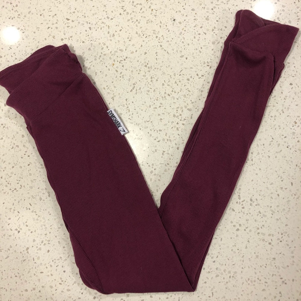 Gymshark Burgundy Leggings